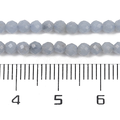 Natural Angelite Beads Strands G-Z079-A01-02-1