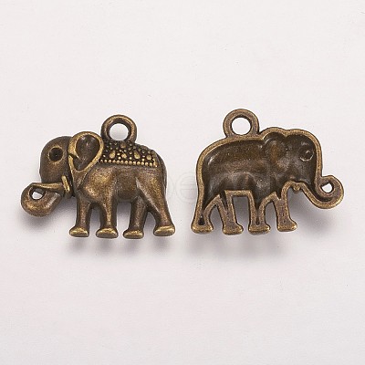 Tibetan Style Alloy Charms Pendants LS-TIBEP-A124745-AB-FF-1