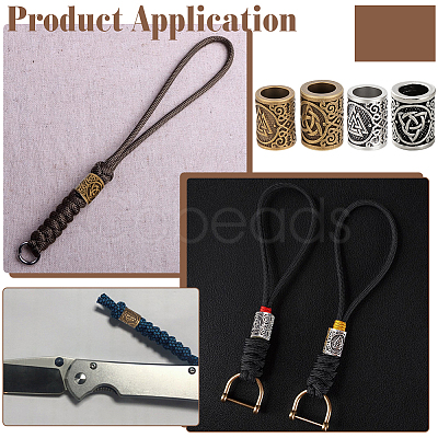 20Pcs 4 Styles Tibetan Style Alloy Beads FIND-UN0007-88-1