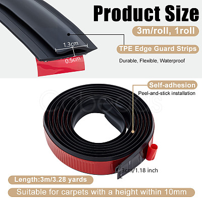 Self-adhesion TPE Edge Guard Strips DIY-WH0899-130B-1