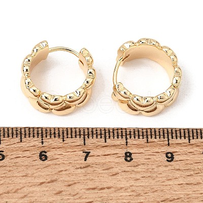Brass Hoop Earrings for Women KK-CBACA55-13G-1