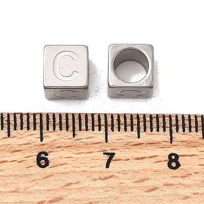 304 Stainless Steel European Beads STAS-D382-02C-P-1