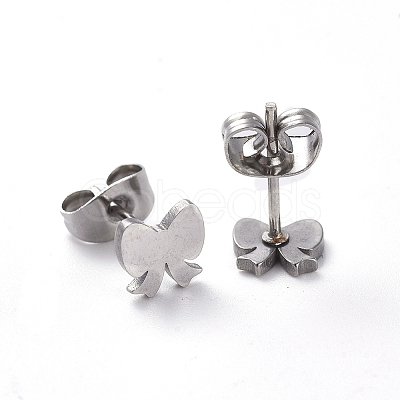 Tarnish Resistant 304 Stainless Steel Stud Earrings EJEW-H368-30P-1