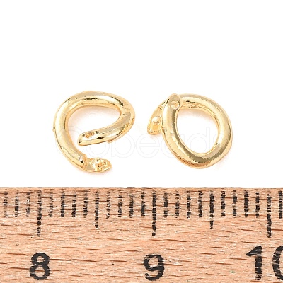 Alloy Locking Jump Rings AL-B004-02G-A-1