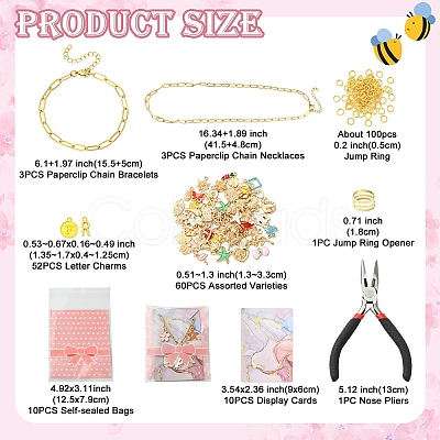DIY Bracelet/Necklaces Makings Kits DIY-YW0018-26-1