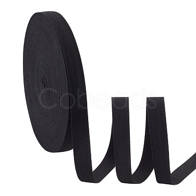 Flat Polycotton Twill Tape Ribbon OCOR-WH0066-92E-03-1