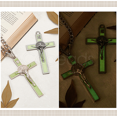 3Pcs 3 Style Zinc Alloy Enamel Big Pendants FIND-NB0004-93-1