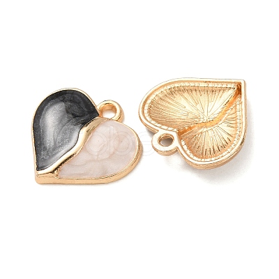 Alloy Enamel Pendants FIND-K030-02B-G-1