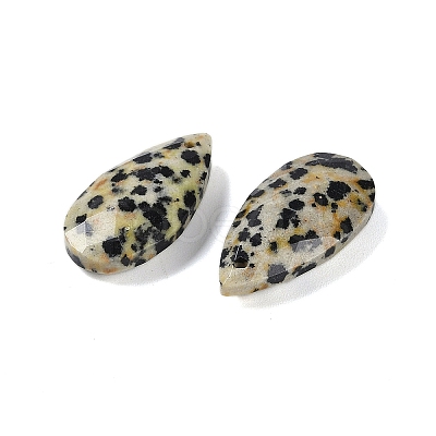 Natural Dalmatian Jasper Pendants G-C140-05K-1