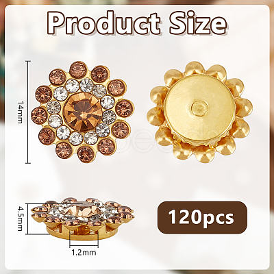 120Pcs Sew on Rhinestone RGLA-OC0001-54-1