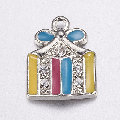 Alloy Enamel Pendants E1206-1