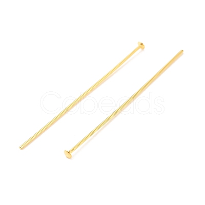 Brass Flat Head Pins X-KK-F824-114D-G-1