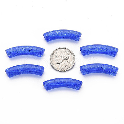 Transparent Crackle Acrylic Beads CACR-S009-001A-N86-1