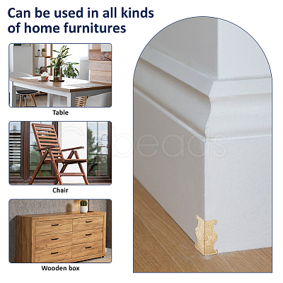 Brass Box Corner Protectors AJEW-WH0752-738G-1