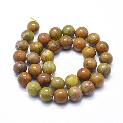 Natural Yellow Opal Beads Strands G-D0013-62D-1