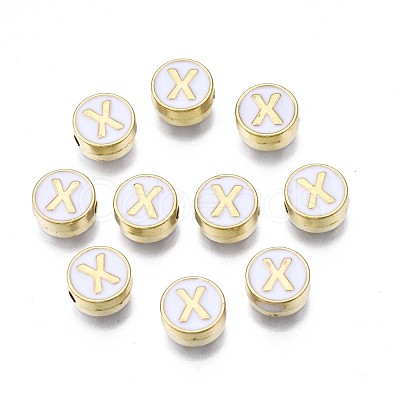 Alloy Enamel Beads ENAM-N052-006-01X-RS-1