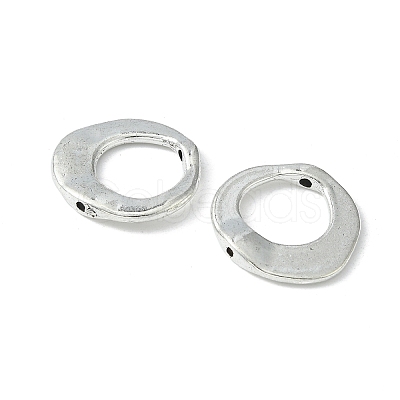 Tibetan Style Irregular Ring Bead Frames LS-LF10246Y-1