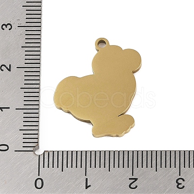 201 Stainless Steel Pendants STAS-C095-27G-1