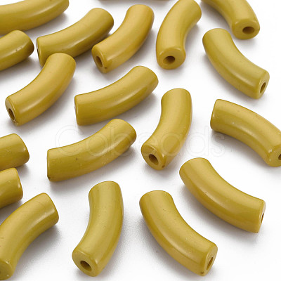 Opaque Acrylic Beads MACR-S372-001B-15-0850-1