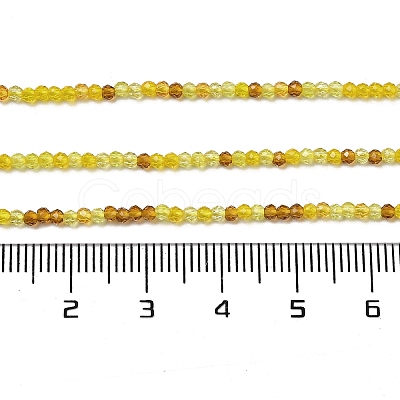 Transparent Glass Beads Strands GLAA-H027-01H-1