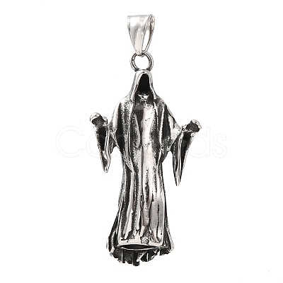 Halloween 304 Stainless Steel Big Pendants STAS-E526-01AS-1