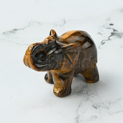Natural Tiger Eye Home Decorations DJEW-YW0001-04A-1
