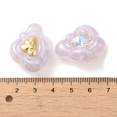 Resin Cartoon Cloud Beads RESI-C047-01E-1