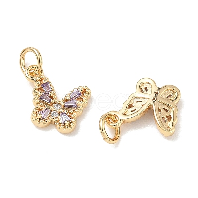SHEGRACE Brass Pave Clear Cubic Zirconia Pendants XGRQ3Q926-628G-D-1