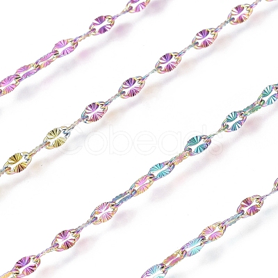 Ion Plating(IP) 304 Stainless Steel Textured Dapped Chains CHS-D004-02-1