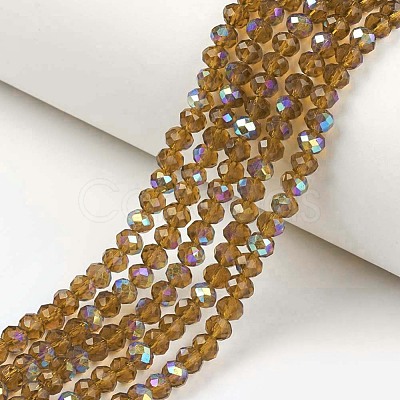 Electroplate Glass Beads Strands EGLA-A034-T8mm-L10-1