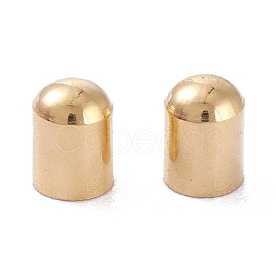 Brass Cord Ends KK-D002-04G-1