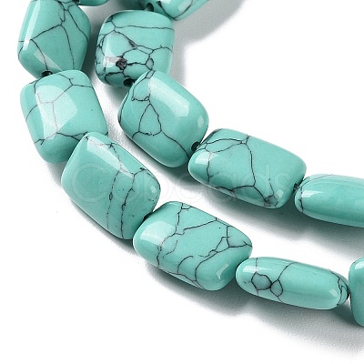 Synthetic Turquoise Beads Strands G-K357-D17-01-1