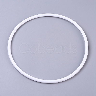 Hoops Macrame Ring X-DIY-WH0157-47G-1