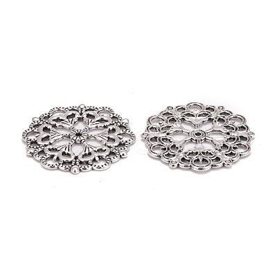 Tibetan Style Filigree Joiners Links X-TIBE-A11623-AS-LF-1