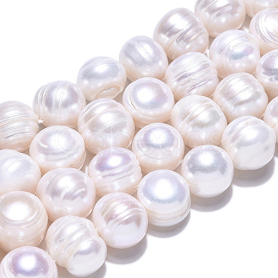 Natural Cultured Freshwater Pearl Beads Strands PEAR-N013-10D-1