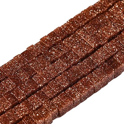 Synthetic Goldstone Beads Strands G-N342-75-1
