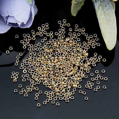 800Pcs 316 Surgical Stainless Steel Rondelle Crimp Beads STAS-BBC0008-70-1