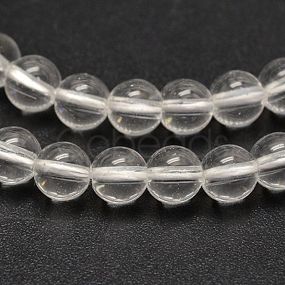 Synthetic Quartz Round Bead Strands X-PIEG-J002-16-6mm-1