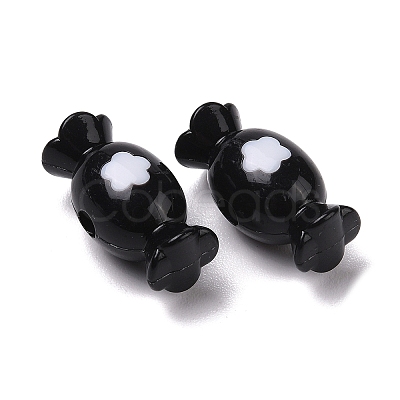 Two-tone Acrylic Beads OACR-U003-13-1