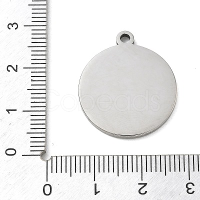 201 Stainless Steel Pendants SA-CBA3D3A-05P-12-1