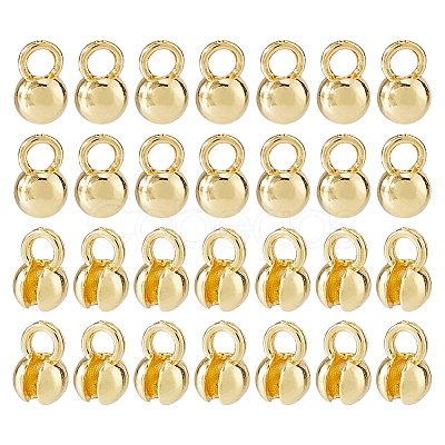 Brass Bead Tips KK-WH0108-57-1