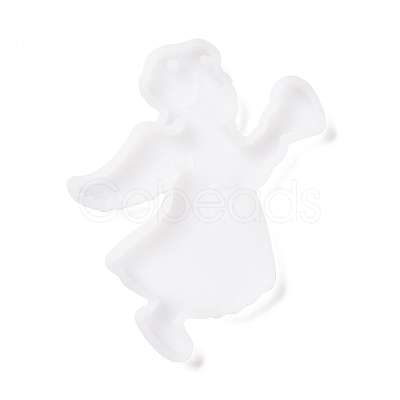 Angel with Heart Pendant Silicone Molds DIY-K051-28-1