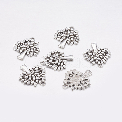 Tibetan Style Pendants TIBEP-A13000-AS-LF-1