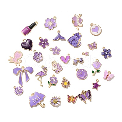 Alloy Enamel Pendants ENAM-D043-01E-1