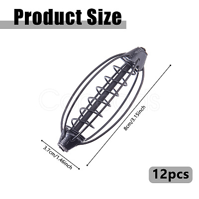Iron Fishing Bait Cage AJEW-WH0348-973-1