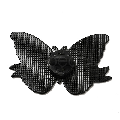 Butterfly with Word Enamel Pins LS-JEWB-L026-10EB-01-1