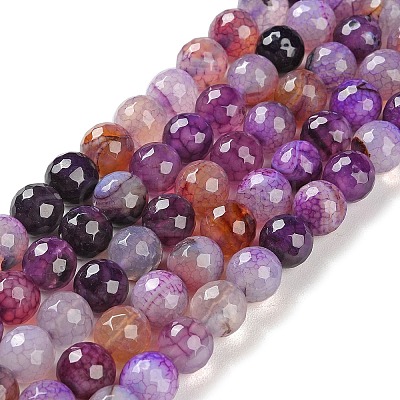 Natural Agate Beads Strands G-M437-C01-01O-1