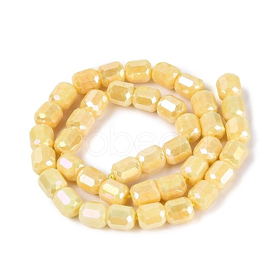Anti-Tarnish Electroplate Glass Beads Strands EGLA-N027-03A-08-1