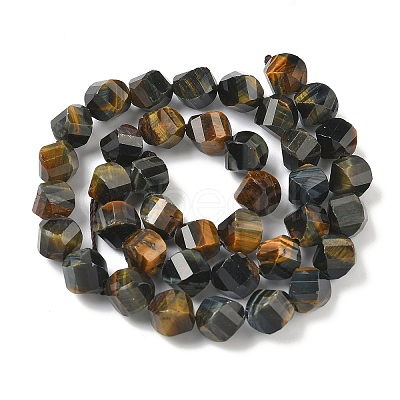 Natural Tiger Eye Beads Strands G-C267-B14-1