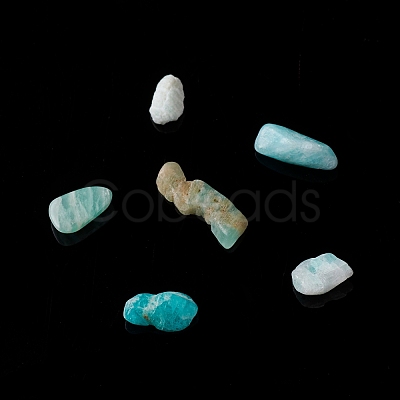 Natural Amazonite Chip Beads G-M364-04A-1